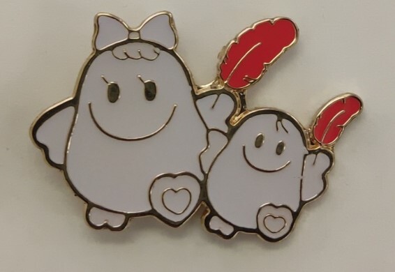 愛ちゃんと希望くんピンバッジ